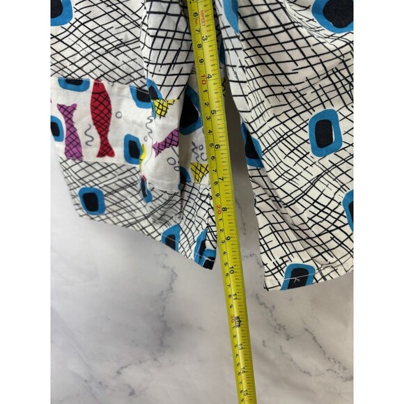 Vintage Ocean Pacific Shorts Mens M Beach 80s Trippy Art Surf Skate Retro street - Picture 15 of 15